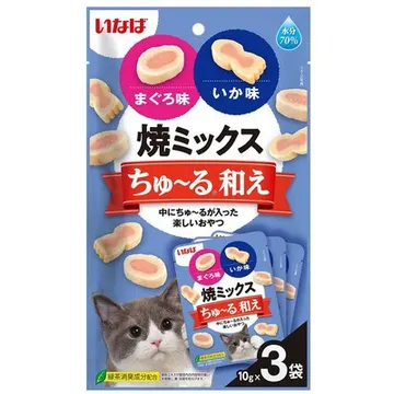 ちゅ～る和え まぐろ味といか味
