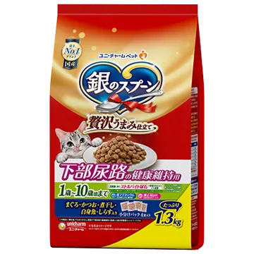 贅沢うまみ仕立て下部尿路の健康維持用 1歳～10歳頃までまぐろ・かつお・煮干し・白身魚・しらす入り