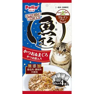 魚まろ かつお&まぐろ かつお節入り 60g×