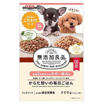 無添加良品 からだ想いの毎日ごはん 子犬～
