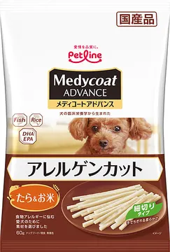アドバンス アレルゲンカット ジャーキー たら＆お米 細切りタイプ