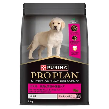 (1歳まで) / 全犬種 皮膚と胃腸の健康ケア サーモン&あじ│ │ ピュリナ プロプラン(PURINA PRO PLAN) │ PURINA