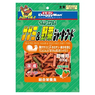 ヘルシーエクセルササミ＆野菜ジャーキー