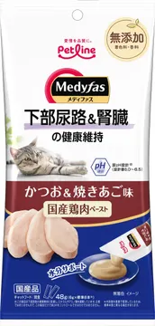 「メディファス スナック 下部尿路&腎臓の健康維持 かつお&焼きあご味