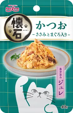 レトルト ジュレ かつお -ささみとまぐろ入り-
