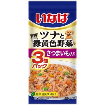 ツナと緑黄色野菜さつまいも入り