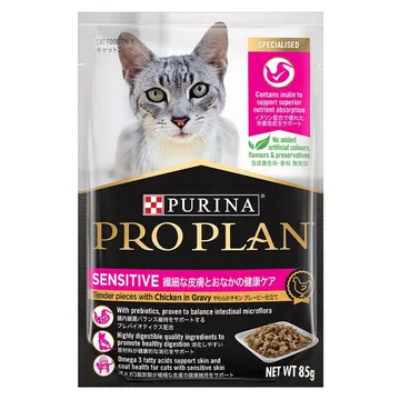 繊細な皮膚とおなかの健康ケア やわらかチキン グレービー仕立て │ │ ピュリナ プロプラン(PURINA PRO PLAN) │ PURINA