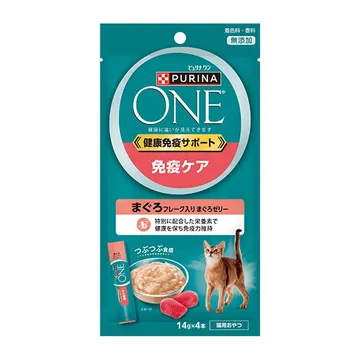 [おやつ]免疫ケア まぐろフレーク入りまぐろゼリー