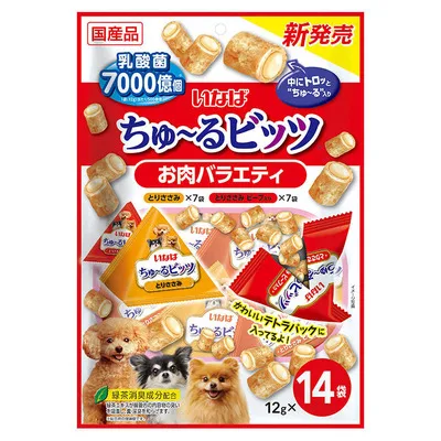 ちゅ~るビッツお肉バラエティ 14袋入り
