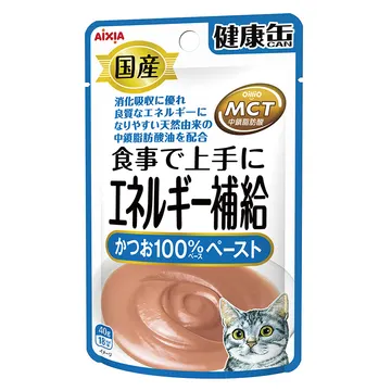 国産 健康缶パウチ エネルギー補給 かつおペースト
