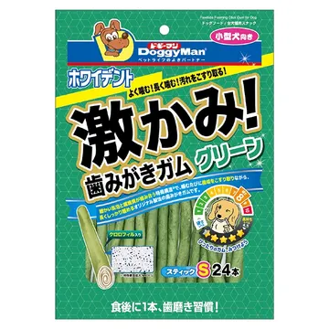 ホワイデント 激かみ!歯みがきガム グリーン スティックS