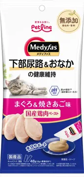 メディファス スナック 下部尿路&おなかの健康維持 まぐろ&焼きあご味