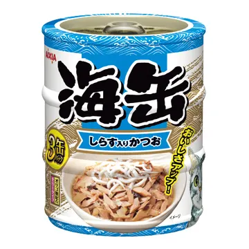 海缶ミニ3P しらす入りかつお