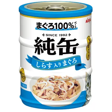 純缶ミニ3P しらす入りまぐろ