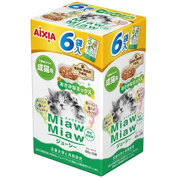 MiawMiawジューシー6P おさかなミックス