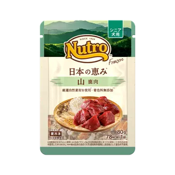 【シニア犬用】ニュートロ フローズン 日本の恵み* 山 鹿肉