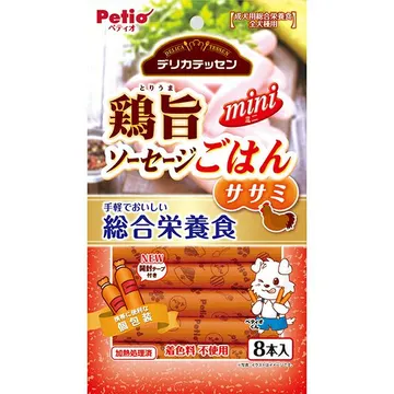 デリカテッセン 総合栄養食 鶏旨 ミニソーセージごはん ササミ
