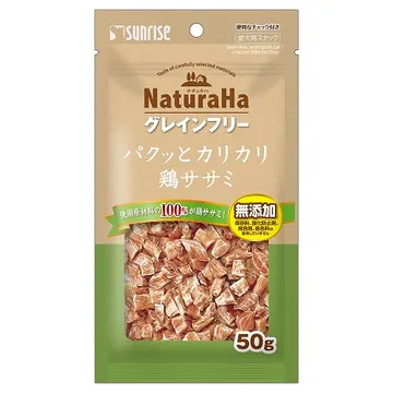 ナチュラハ グレインフリーパクッとカリカリ鶏ササミ - marukan