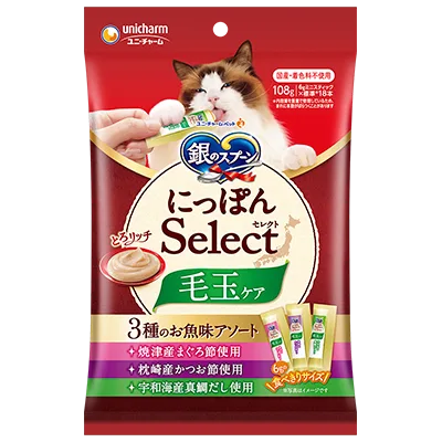 おやつ にっぽんSelect 毛玉ケア とろリッチ 3種アソート