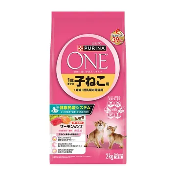 1歳までの子ねこ用/妊娠・授乳期の母 サーモン&ツナ