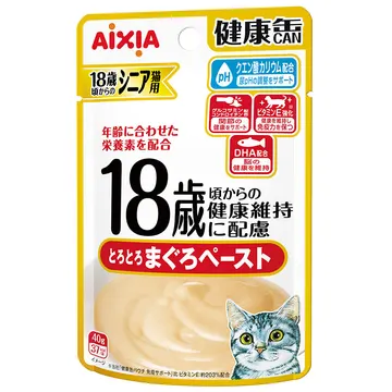 健康缶パウチ 18歳頃からのとろとろまぐろペースト