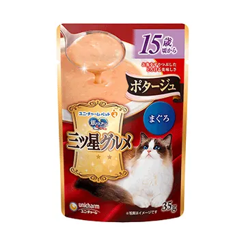 三ツ星グルメ パウチポタージュ 15歳頃から まぐろ