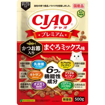 プレミアム かつお節入り まぐろミックス味