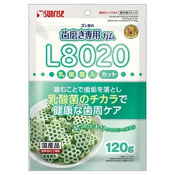 ゴン太の歯磨き専用ガムL8020乳酸菌入り カットクロロフィル入り - marukan