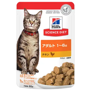 アダルト 1～6歳成猫用 チキン ウェットパウチ