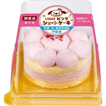 ケーキピンクショートケーキ