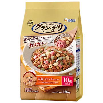 10歳以上用 栄養バランスセレクト ビーフ・緑黄色野菜・ささみ・小魚入り