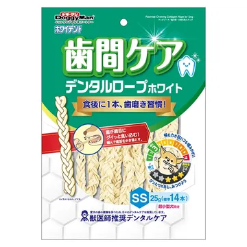 ホワイデント 歯間ケア デンタルロープ ホワイト SS