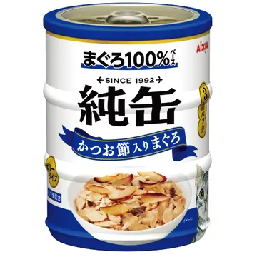 純缶ミニ3P かつお節入りまぐろ