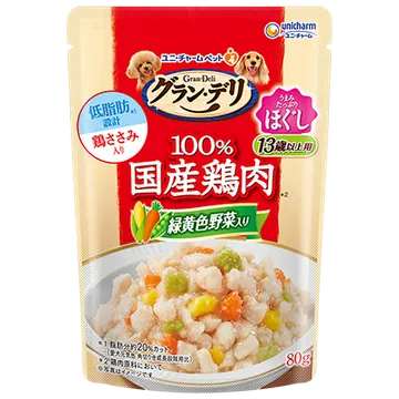 １００％国産鶏肉*パウチ 13歳以上用