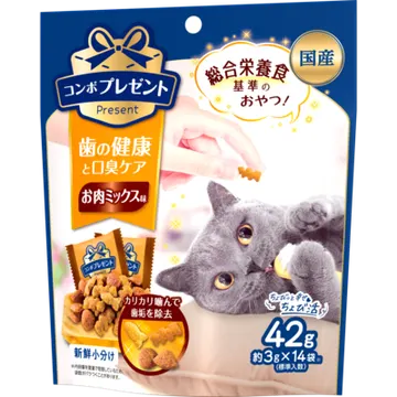 キャット おやつ 歯の健康と口臭ケア お肉ミックス味