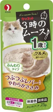 キャネット＜3時のムース＞1歳から つぶつぶレバー入り