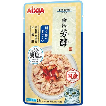 金缶 芳醇 減塩タイプ 削り節入りまぐろ