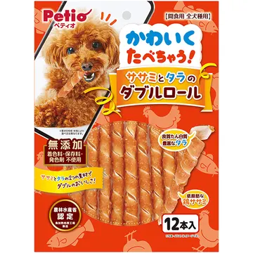 かわいくたべちゃう！ ササミとタラのダブルロール