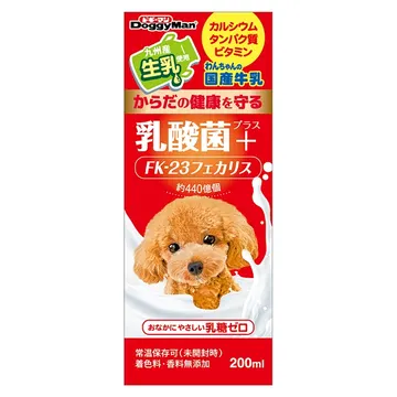 わんちゃんの国産牛乳 乳酸菌プラス