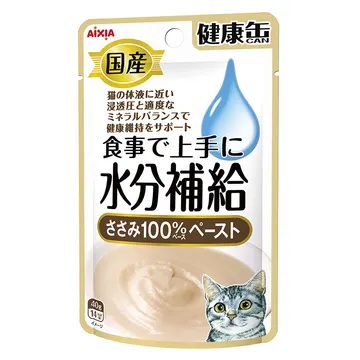 国産 健康缶パウチ 水分補給 ささみペースト