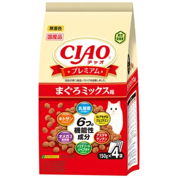 プレミアムまぐろミックス味 150g×4袋