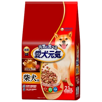 柴犬用ビーフ・緑黄色野菜・小魚入り