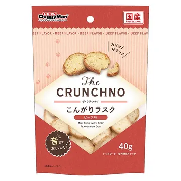 The CRUNCHNO こんがりラスク ビーフ味
