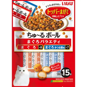 ちゅ～るボールまぐろバラエティ 15袋入り