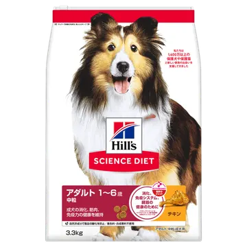 アダルト1～6歳 中粒 成犬用 チキン