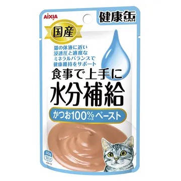 国産 健康缶パウチ 水分補給 かつおペースト