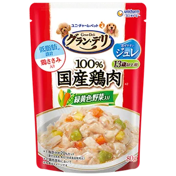 １００％国産鶏肉*パウチ 13歳以上用