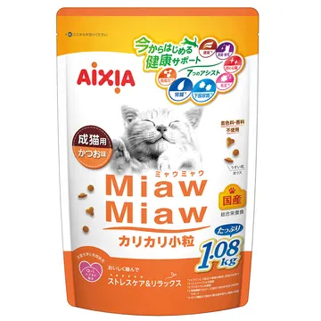 MiawMiawカリカリ小粒 かつお味