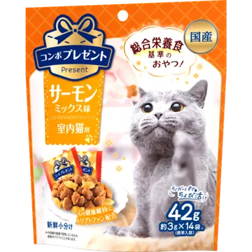 キャット おやつ 室内猫用 サーモンミックス味