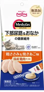 「メディファス スナック 下部尿路&おなかの健康維持 鶏ささみ&焼きあご味
